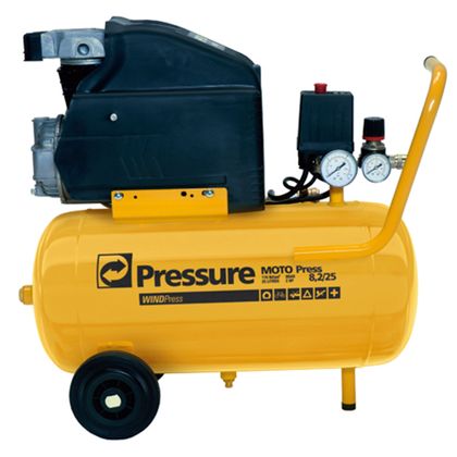 Compressor de Ar Pressure WP 8,2 25L - WP8225I220N - 220V - Sem Acessórios WP8225I220N - 220V