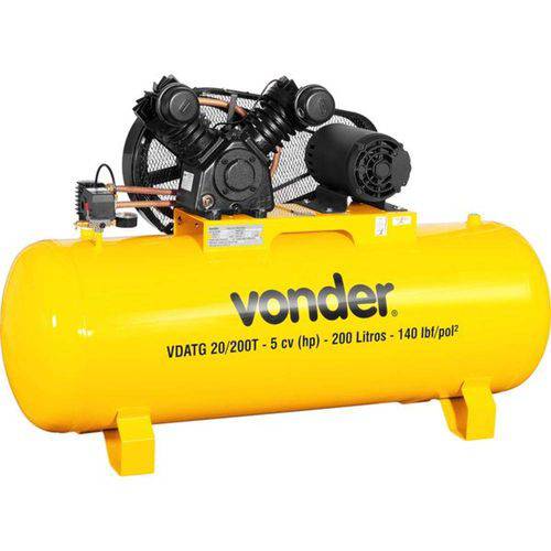 Compressor de Ar Vonder Trifásico 220v/ 380 V - 200litros