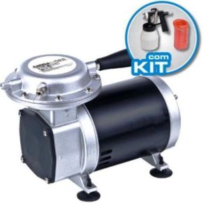 Compressor Hobby Bivolt + Kit de Pintura - G2815BR Gamma