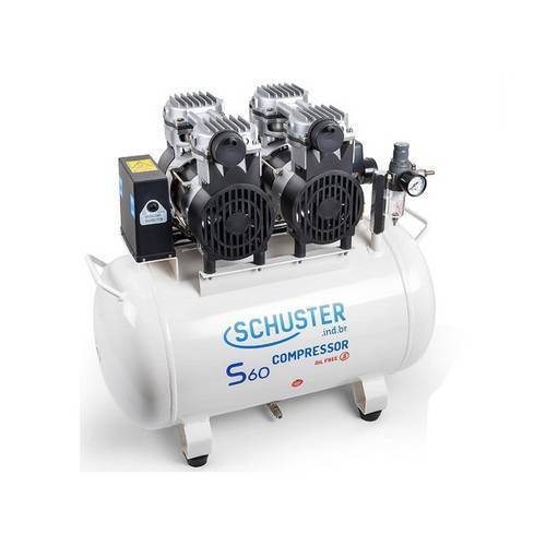 Compressor Odontológico S60 para 3 Consultórios - Schuster
