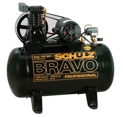 Compressor Schulz BRAVO CSL10 BR/100L Monofásico 921.7852-0