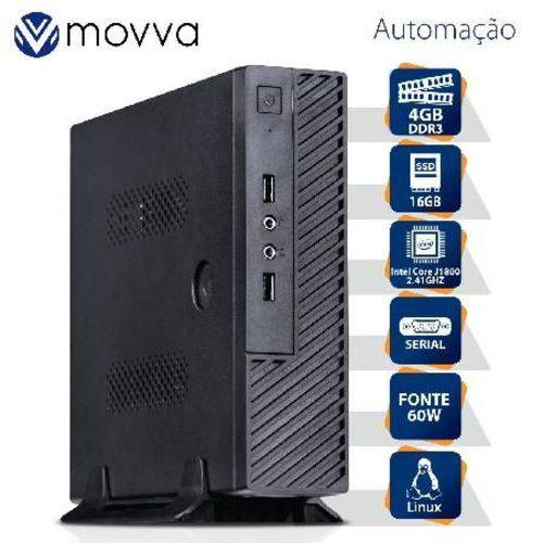 Computador Automacao Mvac Intel Dual Core J1800 2.41ghz Memória 4gb Ssd 16gb Hdmi/vga Porta Serial F