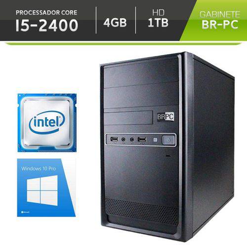 Computador BR-pc Intel Core I5 4gb HD 1tb Windows 10 Pro