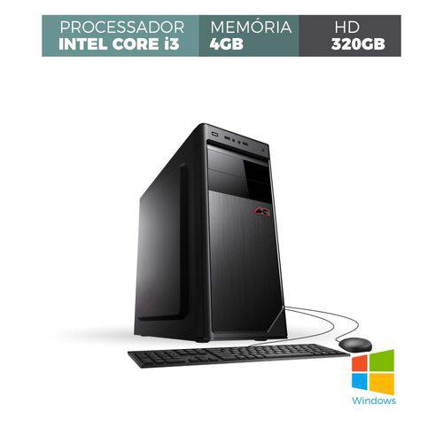 Computador Corporate I3 4gb 320Gb Windows Kit