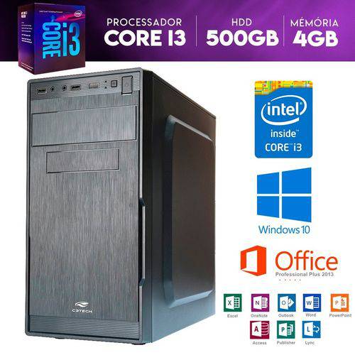 Computador Cpu Core I3 4gb Ram 500GB Escritório