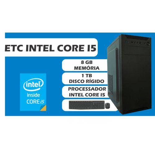COMPUTADOR DESKTOP ETC INTEL CORE I5 8gb HD 1 TB