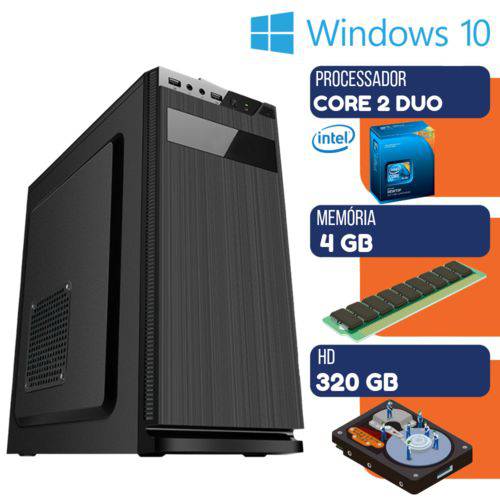 Computador Desktop Intel Core 2 Duo 4gb HD 320gb Windows 10