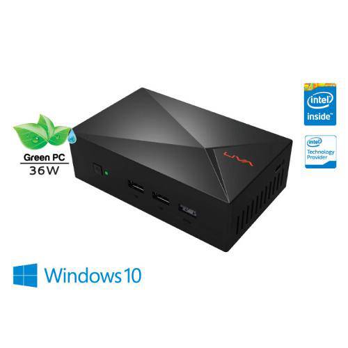 Computador Desktop Liva Intel Win 10 Ultratop Cn2808232w Dual Core N2808 2gb Ssd 32gb Hdmi Vga Red