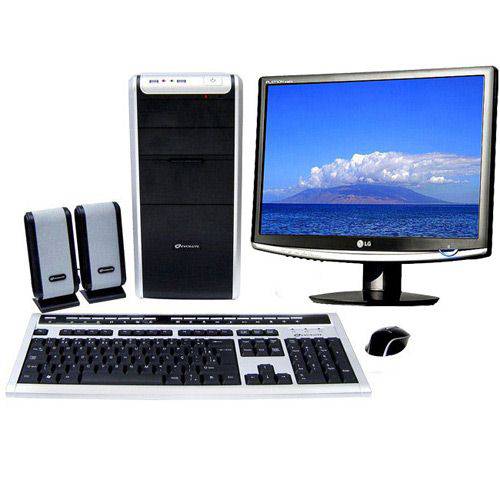Computador E4500 Intel® Core 2 Duo 2GB 250GB DVD-RW Linux - Evolute + Monitor LCD W1752T 17" (1440x900) Widescreen - LG