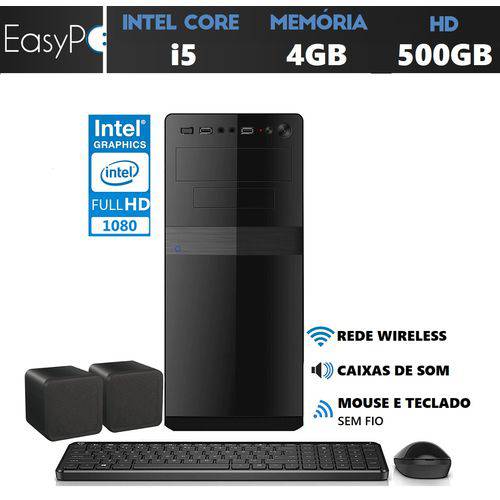 Computador Easy PC Connect Intel Core I5 (Gráficos Intel HD) 4GB HD 500GB Wifi HDMI Full HD