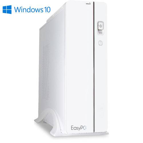 Computador Easypc Slim Branco Intel Core I3 4gb HD 320gb Hdmi Fullhd Windows 10 Bivolt