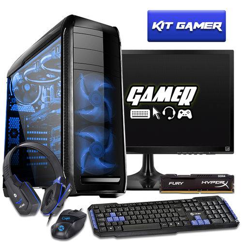 Computador Gamer Amd Fx6300 4gb Hyperx Hd 500gb Gtx 750ti 500w Led 21.5 78lmt 3green Titan