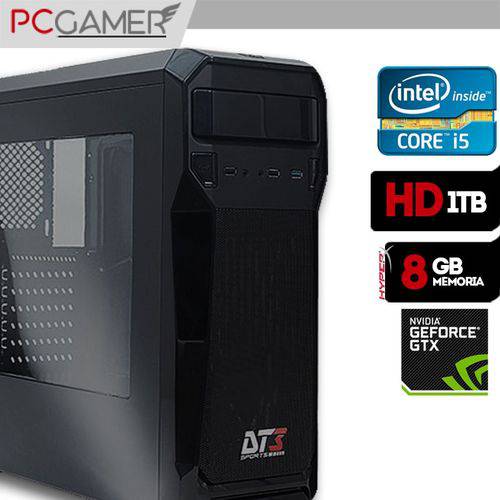 Computador Gamer Axtro, I5 7400, Geforce GTX 1050ti 4GB, HD 1TB