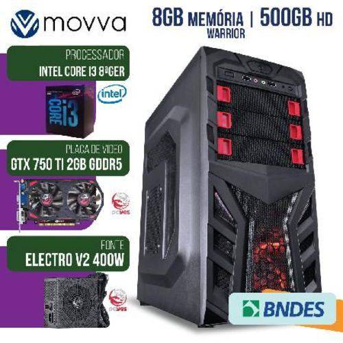 Computador Gamer Mvx3 Intel I3 8100 3.6ghz 8ª Ger. Mem. 8gb HD 500gb Gtx750 2gb Ddr5 128bits Fonte 4