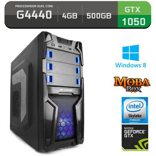 Computador Gamer Neologic Moba Box NLI59903 Intel Core G4440 4GB (Gtx 1050 2GB) 500GB Windows 8