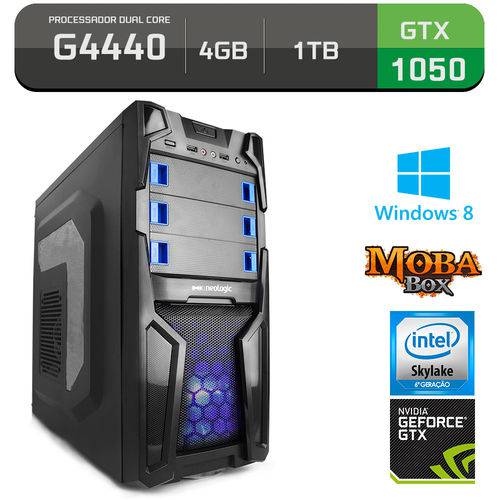 Computador Gamer Neologic Moba Box NLI59905 Intel Core G4440 4GB (Gtx 1050 2GB) 1TB Windows 8