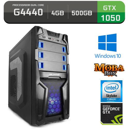 Computador Gamer Neologic Moba Box NLI60012 Intel Core G4440 4GB (Gtx 1050 2GB) 500GB Windows 10