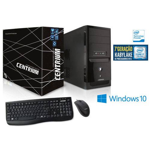 Computador Intel Windows Centrium Elitetop 7700 Intel Core I7-7700 3.6ghz 8gb Ddr4 1tb Win 10 Pro