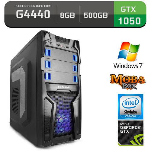 Computador Neologic Gamer Moba Box NLI59888 Intel Core G4440 8GB (Gtx 1050 2GB) 500GB Windows 7
