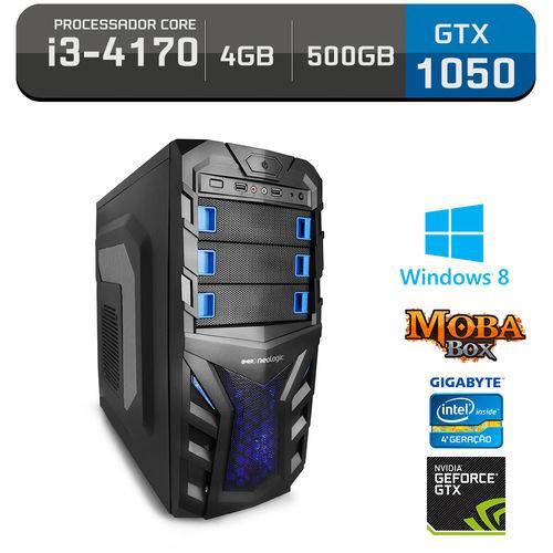 Computador Neologic Gamer Moba Box NLI59907 Intel Core I3-4170 4GB (Gtx 1050 de 2GB) 500GB Windows 8
