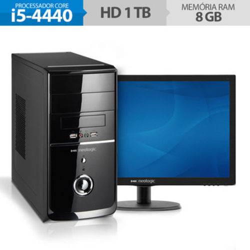 Computador Neologic NLI48159 Intel Core I5-4440 8GB 1TB + Monitor 21,5" Linux