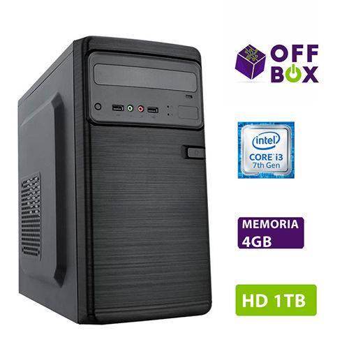 Computador OFFBOX Home 4000, Intel Core I3- 7100 Kaby Lake, HD 1TB, 4GB DDR4, FreeDos
