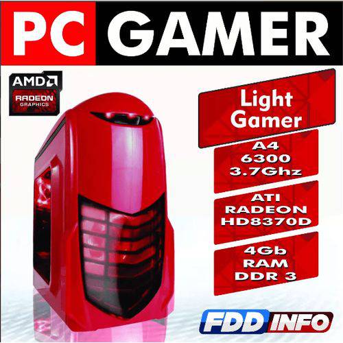 Computador Pc Gamer A4 6300 3.9 Ghz 4gb Ati Radeon 8370d