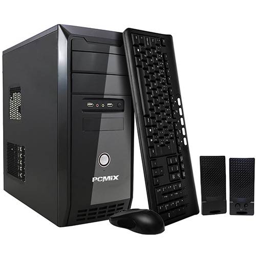 Computador PC Mix L35004500 Intel Celeron Quad Core 4GB 500GB DVD-RW - Linux