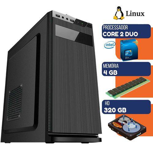 Computador Pc Ultra Intel Core 2 Duo 4gb HD 320gb Linux