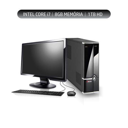 Computador Powered By ASUS Core I7 7 Geração 8gb Ddr4 HD 1Tb Monitor 17 + Kit