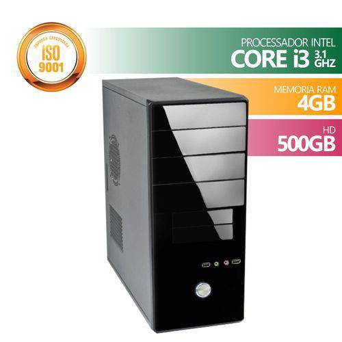 Computador Premium Business Intel Core I3 4gb Ddr3 HD 500Gb