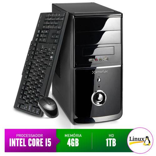 Computador Smart Pc SMT80220 Intel Core I5 4GB 1TB Linux