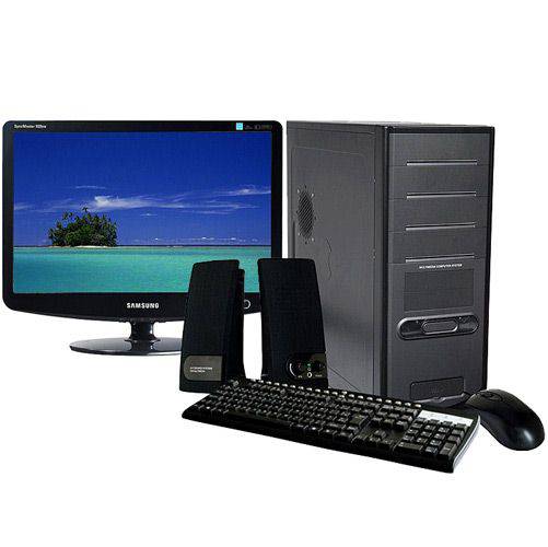 Computador Space BR Intel ® Dual Core E2160, 2GB, 250GB DVD-RW Linux - Space Br + Monitor LCD 19" Wide 932BW - Samsung