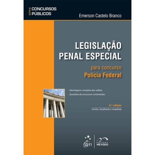 Conc.Pub.-Legislacao Penal Especial para Concurso:Policia Federal