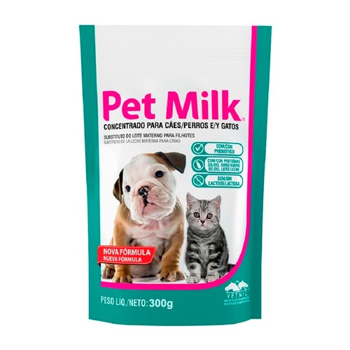 Concentrado para Cães e Gatos Pet Milk Sachê 300g