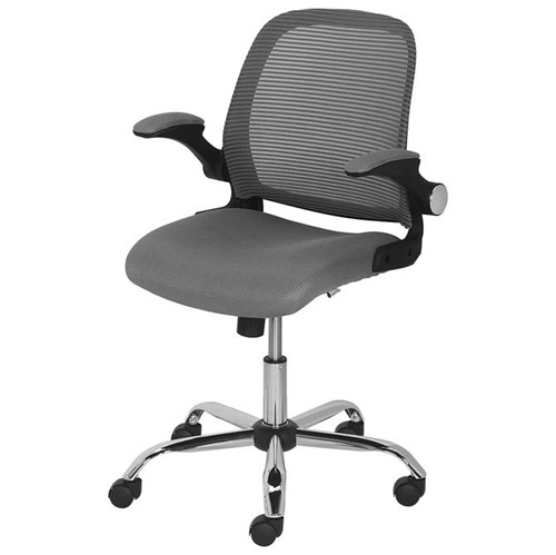 Concept Cadeira Executiva Cromado/cinza
