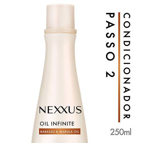 Condicionador Nexxus Oil Infinite para Redução de Frizz - Passo 2