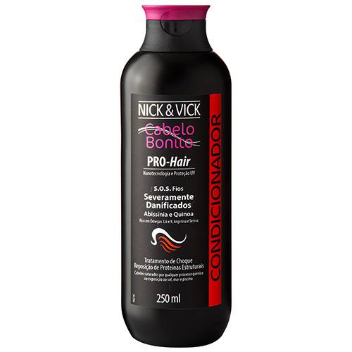 Condicionador Pro-Hair S.O.S Fios Abissínia e Quinoa 250ml - Nick & Vick