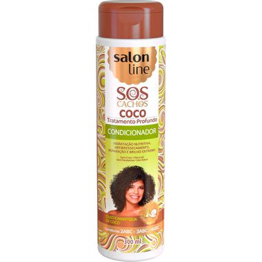 Condicionador S.O.S. Cachos Coco Salon Line 300ml