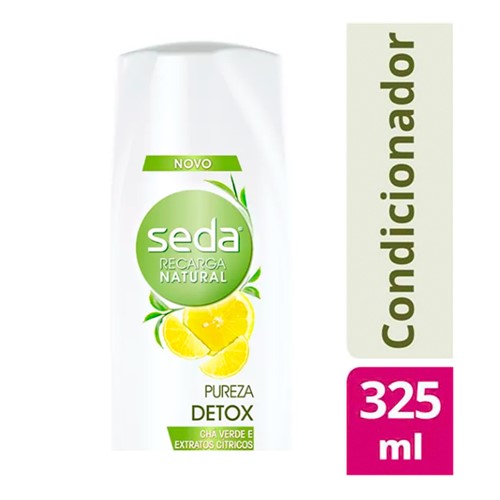 Condicionador Seda Recarga Natural Pureza Detox 325ml