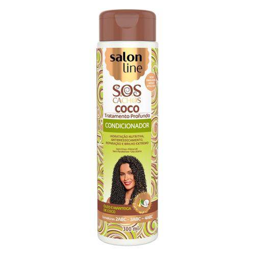 Condicionador Uso Diário Salon Line 300ml Meu Liso Coco