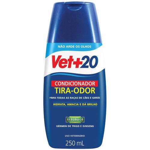 Condicionador Vet + 20 para Cães e Gatos Tira Odor