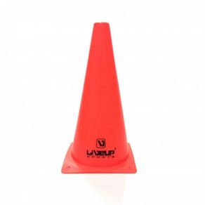 Cone de Agilidade 28cm - LiveUp Vermelho