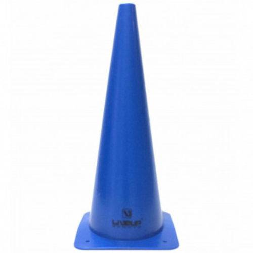 Cone de Agilidade para Demarcacao com 48 Cm Azul Liveup