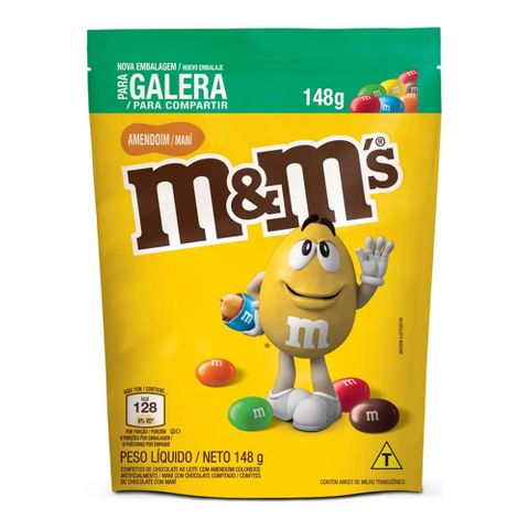 Confeito Amendoim Chocolate M&Ms 148g - Mars