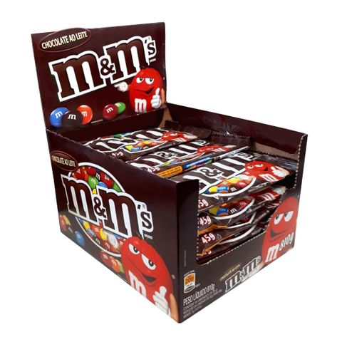 Confeito Chocolate ao Leite M&Ms C/18 45g - Mars
