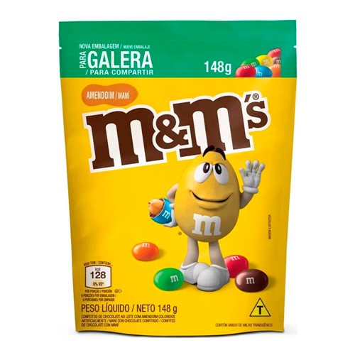 Confeitos M&M Amendoim 148g