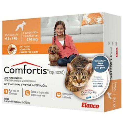 Confortis Medicamento para Pulgas de Cachorros e Gatos