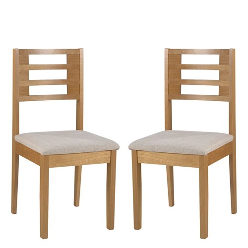 Conjunto 02 Cadeiras Amazonas - Wood Prime NN 14771