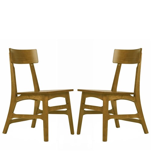 Conjunto 02 Cadeiras de Jantar Cadeira Flip Oregon - Wood Prime AM 4007